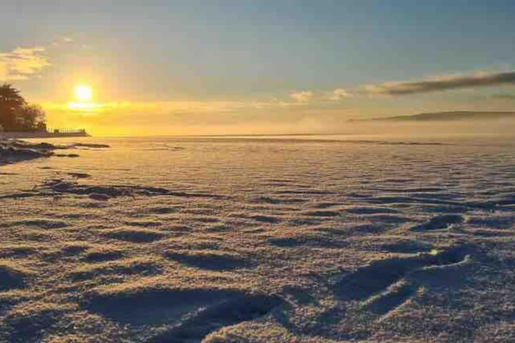 Watersedge Retreat, Views, Sunsets, Dogs Welcome Sandside  Exteriör bild